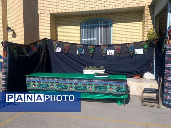 تشییع شهید گمنام در دبیرستان دخترانه شاهد قهرمان ایزدی ناحیه 3 شیراز