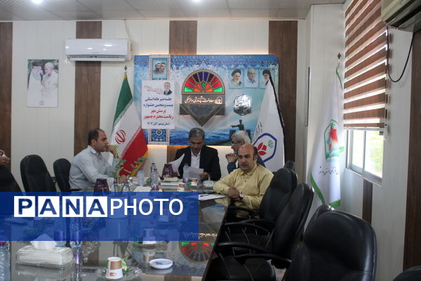 جلسه دبیرخانه استانی بیست و پنجمین جشنواره پرسش مهر ریاست جمهوری در بوشهر