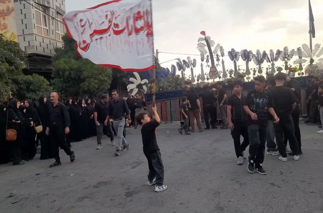 عزاداری پر شور  تاسوعای حسینی  در صغاد