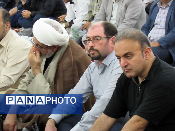 مراسم گرامیداشت شهدای اقتدار ایران اسلامی با حضور پرشور مردم و مسئولان در سنندج