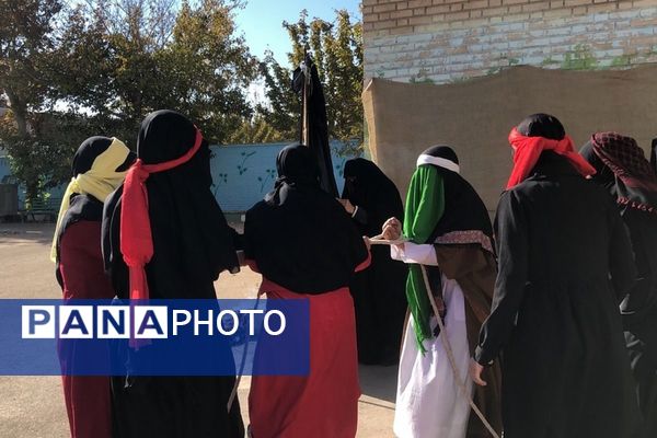 عطر حریم رضوی و جلوه‌ی عشق علوی در مدرسه امان‌الهی اسلامشهر پیچید