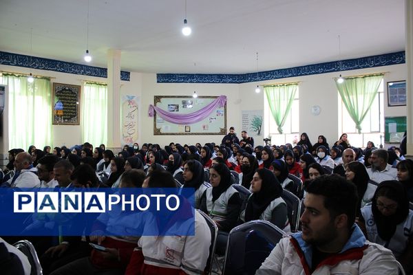 آیین متمرکز استانی مانور سراسری زلزله در دبیرستان اهل بیت (ع)  استان البرز