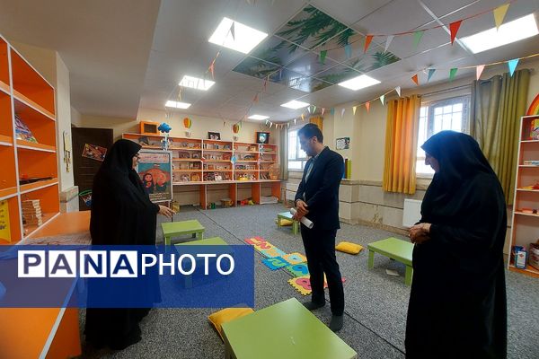 بازدید استانی از روند اجرای پروژه مهر مدارس منطقه کهریزک 