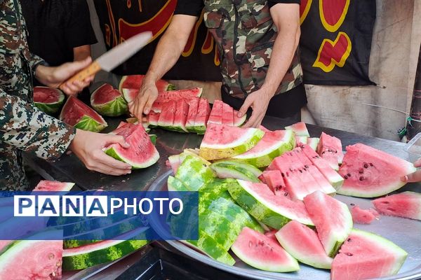 طنین فریاد «لبیک یا حسین(ع)» در پیاده‌روی باشکوه جاماندگان اربعین حسینی در شهرستان قدس
