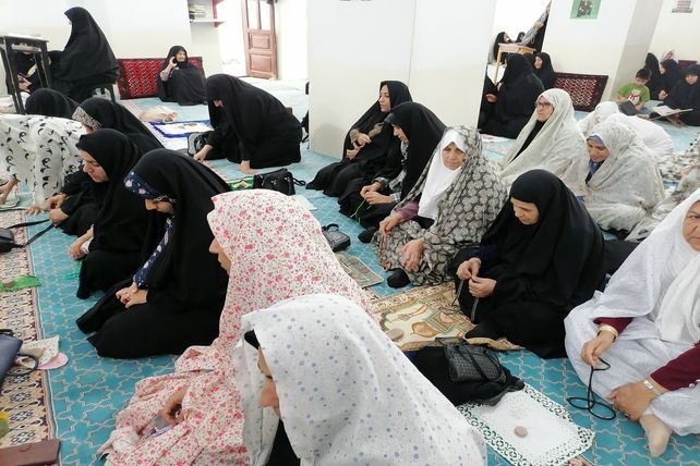 نماز جمعه در مسجد جامع شهرستان خلیل‌آباد