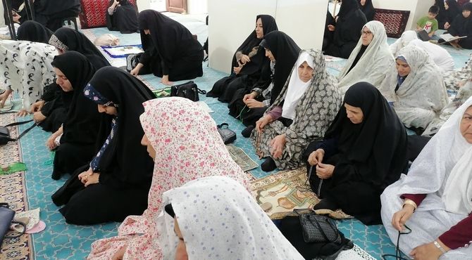 نماز جمعه در مسجد جامع شهرستان خلیل‌آباد