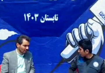 آیین تکریم دانش آموزان خبرنگار پسر خراسان رضوی در اردوگاه جوادالائمه