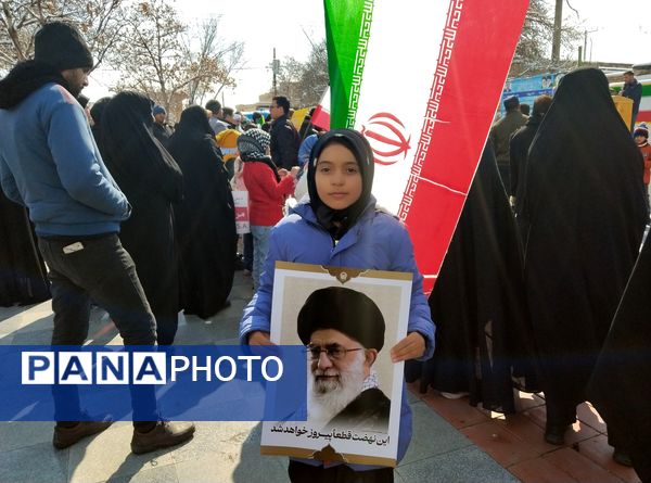 حماسه‌آفرینی دیگر از مردم منطقه رضویه در راهپیمایی 22بهمن