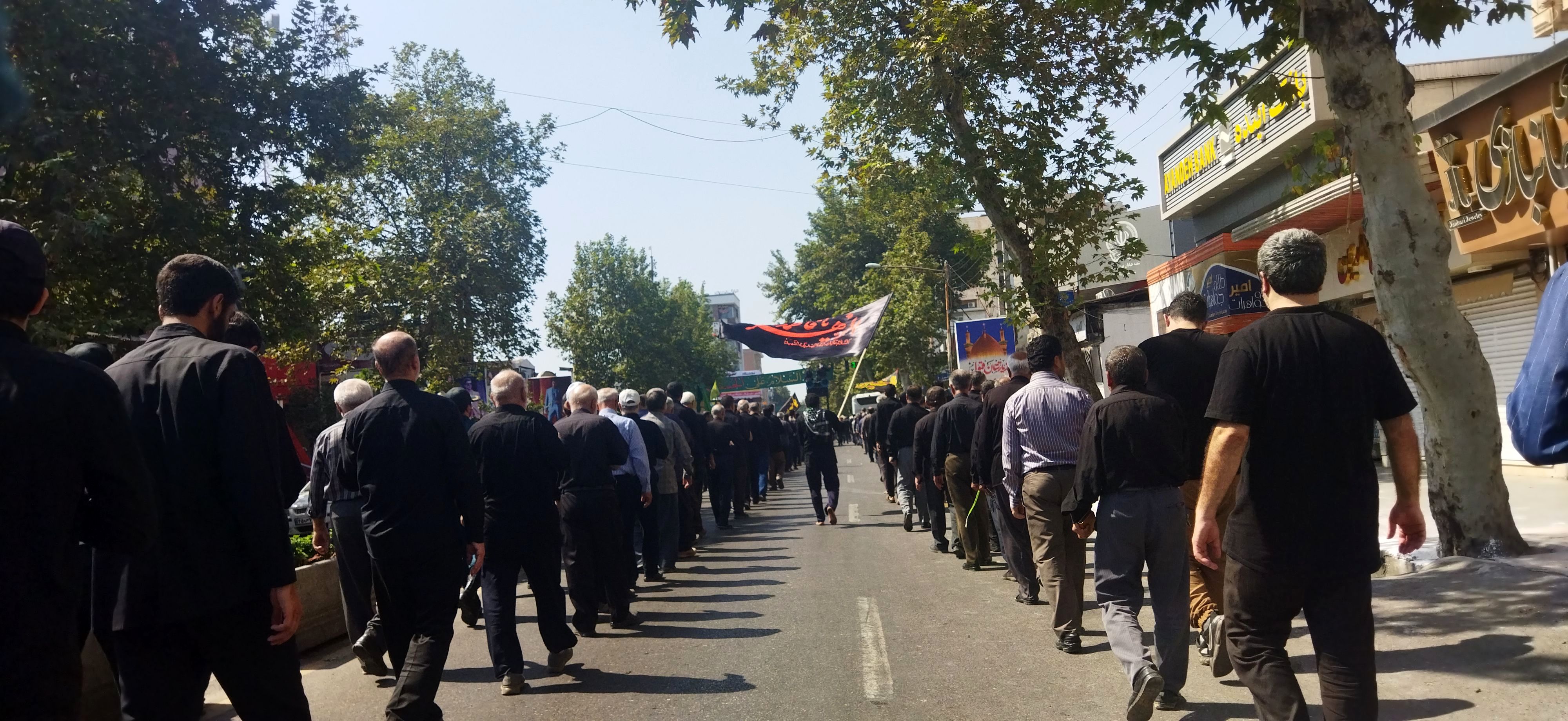 راهپیمایی عزاداران قائمشهری در سالروز رحلت رسول اکرم (ص) و امام حسن مجتبی (ع)