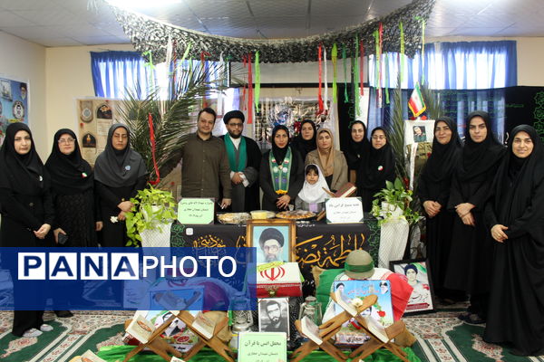 مراسم شهادت حضرت زهرا(س) و یادواره شهدا در دبستان شهیدان حجازی گلوگاه 