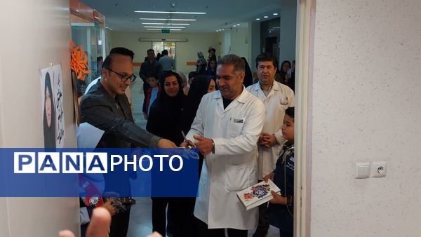 آیین نواختن زنگ مهر ویژه دانش آموزان دبستان امید بیمارستان فوق تخصصی کودکان اکبر مشهد 