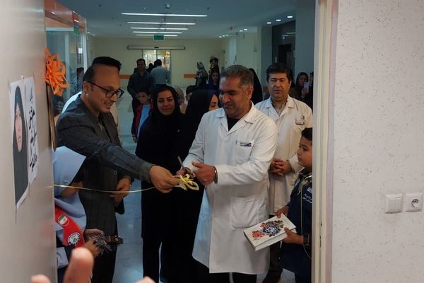 آیین نواختن زنگ مهر ویژه دانش آموزان دبستان امید بیمارستان فوق تخصصی کودکان اکبر مشهد 