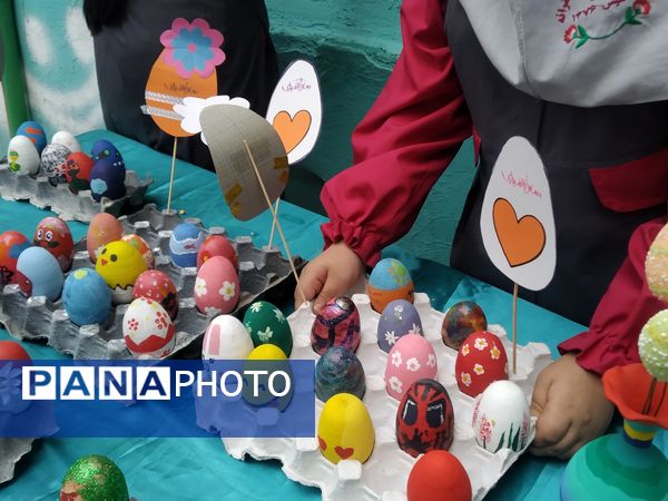برگزاری جشنواره تخم مرغ رنگی در آموزشگاه دخترانه سارا،ملارد