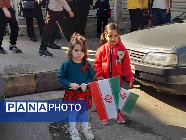 راهپیمایی ۱۳ آبان در منطقه رحیم‌آباد