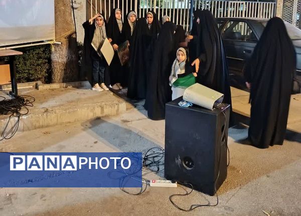 برپایی موکب دختران بصیرا در بجنورد 