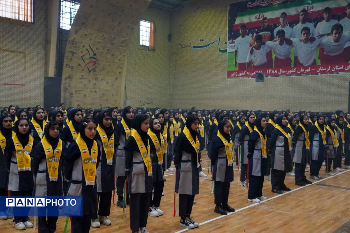 حماسه‌آفرینی هزار دانش‌آموز لرستانی در مانور یاوران انقلاب