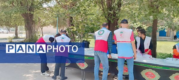 برپایی موکب در دانشگاه پیام نور مرکز بروجن