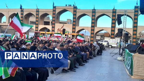نمایش اقتدار ملت بزرگ ایران در یزد