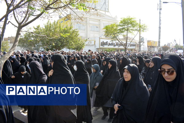 مراسم تشییع پیکر پاک شهید والامقام ابوالقاسم مهری در اسلامشهر