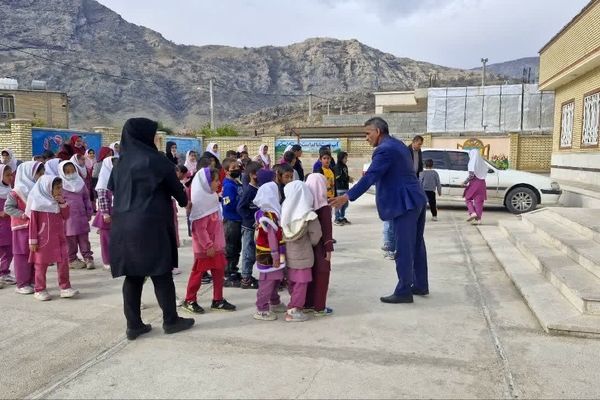 پویش صبحانه سالم در مدارس روستایی شهرستان باشت