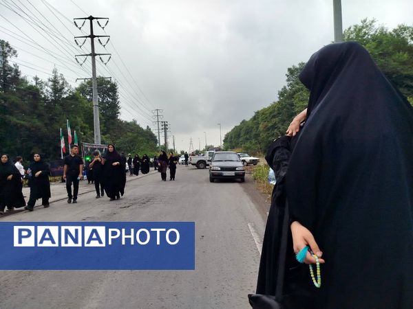 پیاده‌روی اربعین حسینی در آمل 