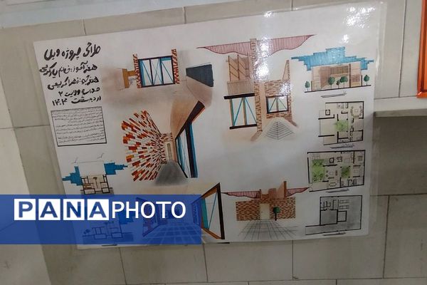 بازدید دانش آموزان پایه نهم آموزشگاه شهید خشکباری از هنرستان کار و دانش ولایت 