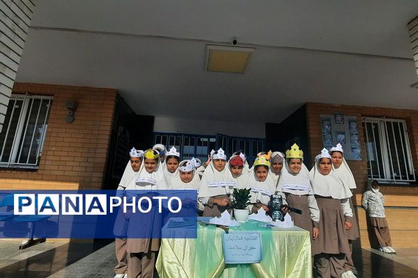  افتتاحیه فعالیت سفیران سلامت در مدرسه شهید بنی‌هاشمی رباط‌کریم