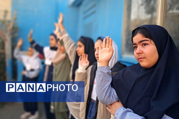 پیوند دل‌های دانش‌آموزان شهرقدس در سوگ حضرت زهرا(س)