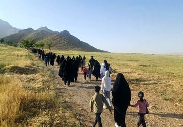 همایش پیاده‌روی خانوادگی در شهر چلیچه