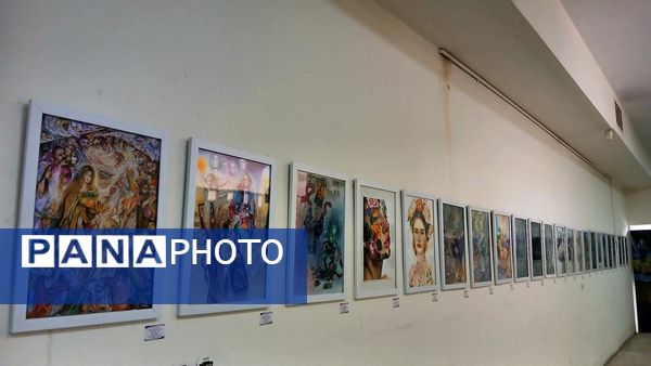 اختتامیه نمایشگاه طراحی و نقاشی هنرمندان آموزشگاه هنری فروردین شهرستان نظرآباد