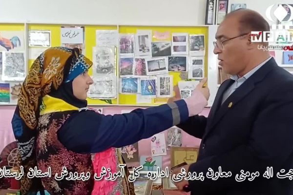 نمایش خلاقیت دانش‌آموزان در نمایشگاه «ماه‌ها» دبیرستان ریحانه