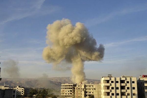حمله پهپادی رژیم صهیونیستی به حومه حمص