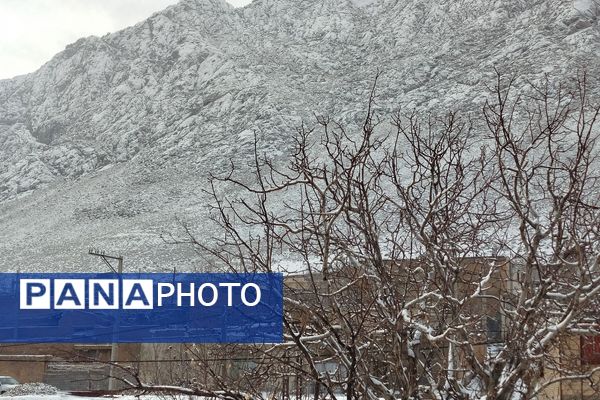 برف زمستانی در شهرستان بن 