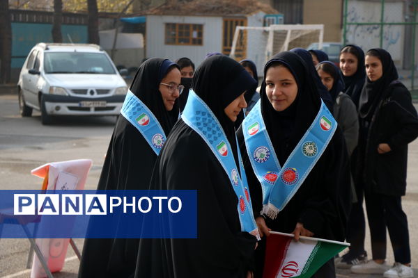 مانور زلزله در هنرستان عباس صیرفی