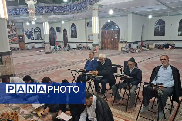  حضور رئیس آموزش‌و‌پرورش فیروزکوه در اعتکاف