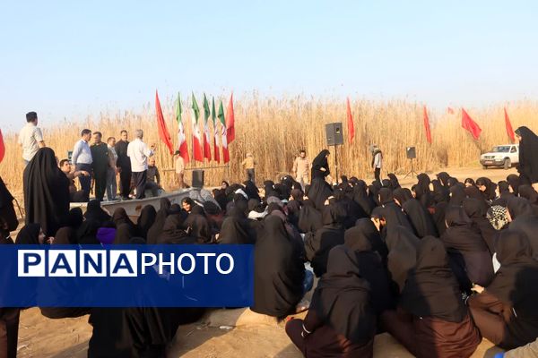 شهدای غواصِ دست‌بسته، میزبان کاروان راهیان نور دانش‌آموزان دختر کوهدشت در علقمه