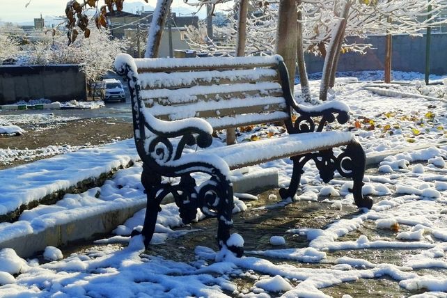 رنگ و بوی زمستان در شهر کهک