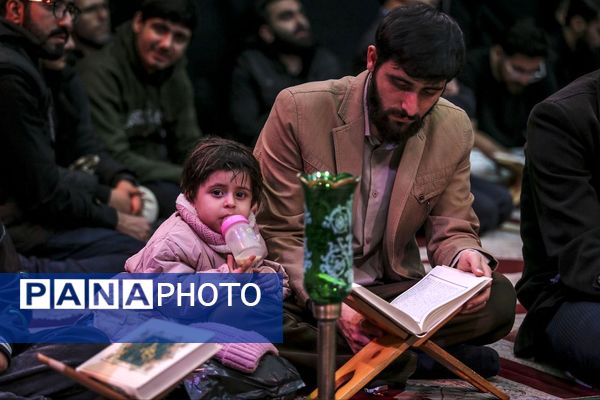 مراسم پرفیض سومین شب احیای لیالی‌القدر در آستان مقدس امام زاده طاهر کرج