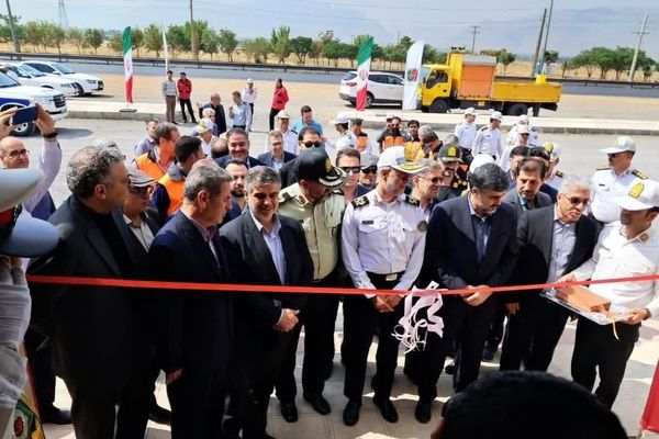  ساختمان جدید پلیس‌راه اراک–توره در شازند افتتاح شد
