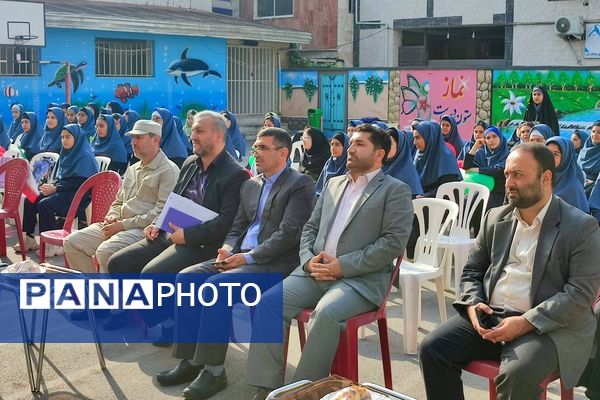 مانور استانی بازگشایی مدرسه در دبیرستان بهار آزادی قائمشهر