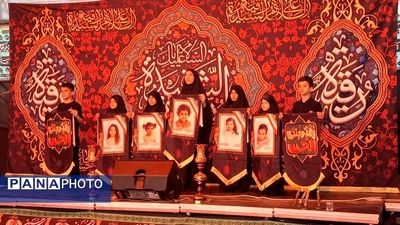 خدمت دانش‌آموزان ناحیه‌یک اهواز در مکتب حسینی
