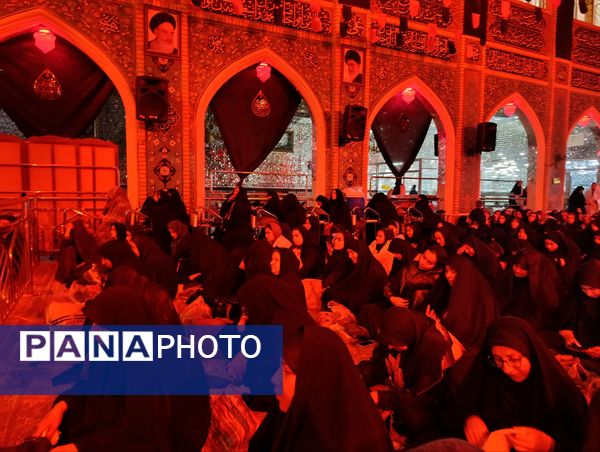 برگزاری مراسم شب ششم عزاداری امام حسین(ع) در تکیه ابوالفضلی نیشابور