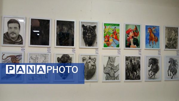 اختتامیه نمایشگاه طراحی و نقاشی هنرمندان آموزشگاه هنری فروردین شهرستان نظرآباد