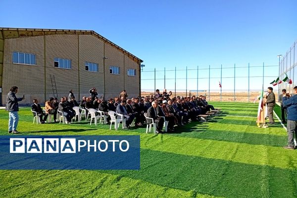 افتتاح چمن مصنوعی روستای قوژد