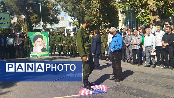 راهپیمایی بشارت نصر در نیشابور 