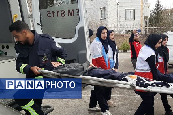 بیست و ششمین مانور سراسری زلزله و ایمنی در شهرستان فیروزکوه