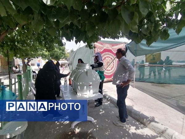 برپایی موکب عاشورایی اربعین حسینی در شیروان