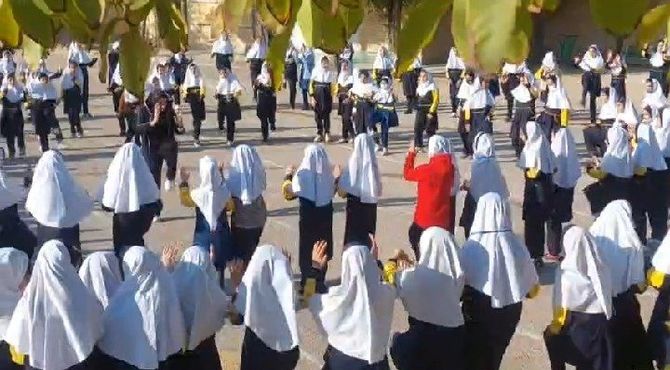 هفته تربیت بدنی در مدرسه مهرعلی نادیپور شهرستان بروجن