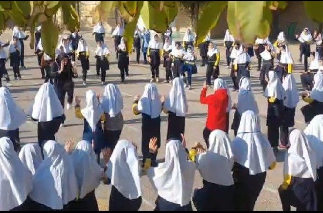 هفته تربیت بدنی در مدرسه مهرعلی نادیپور شهرستان بروجن