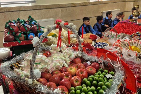 آیین سنتی یلدای ایرانی در مدارس اسلامشهر 